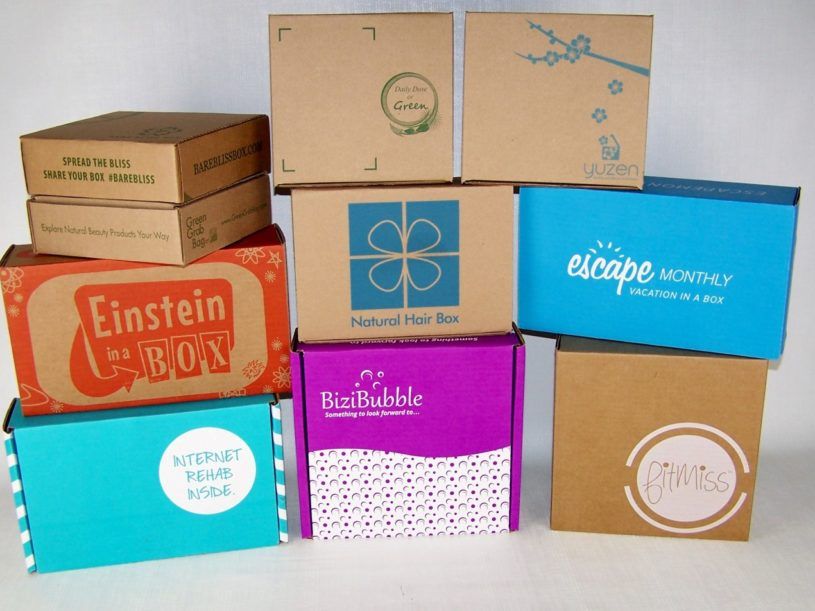 Different custom sticker printing and their use on boxes