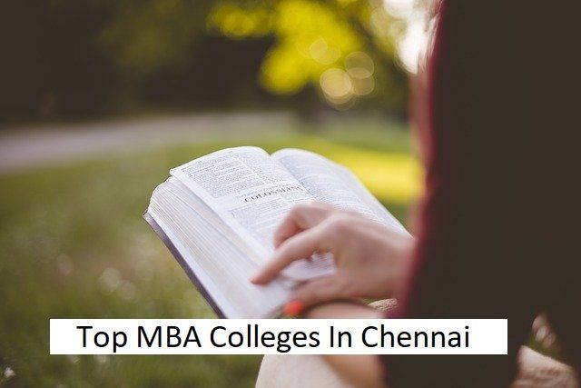 Top MBA Colleges In Chennai