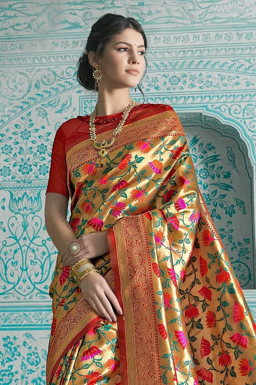 How to identify genuine Paithani Sarees from fakes