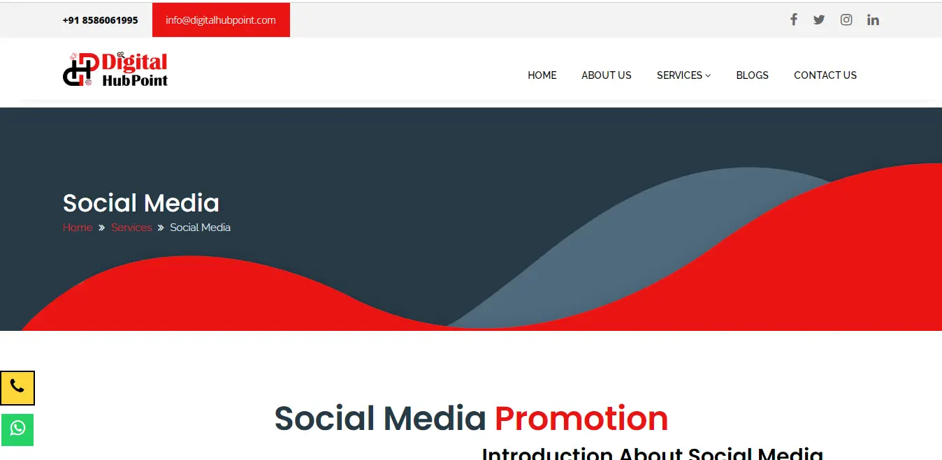 Social Media Marketing Company In NCR || Digital Hub Point