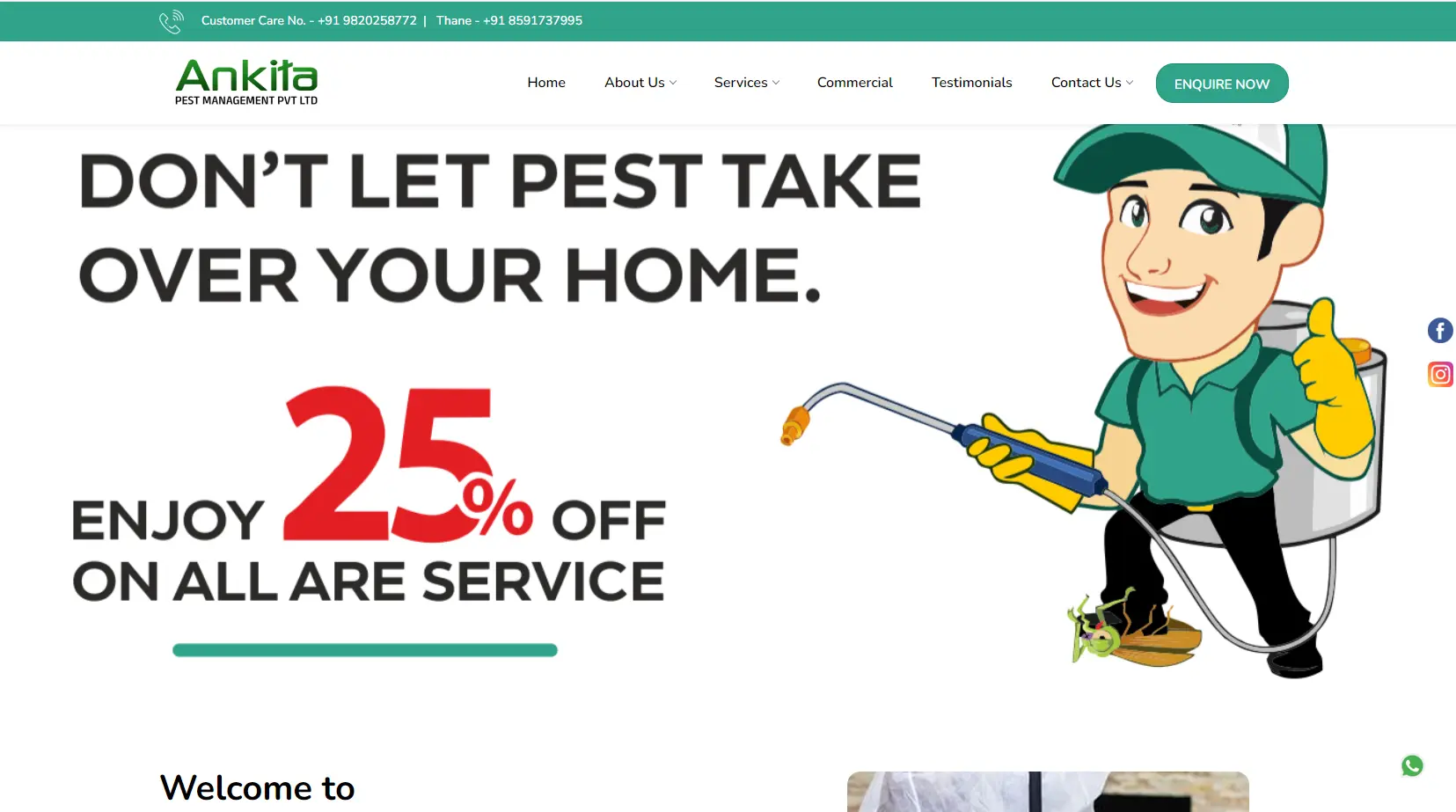 Pest Control Service In  Jogeshwari