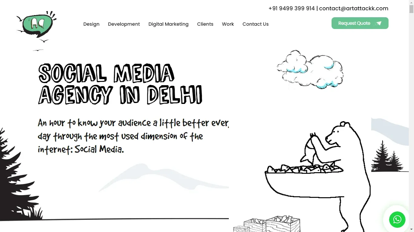 Social Media Marketing Company In Delhi || Art Attack