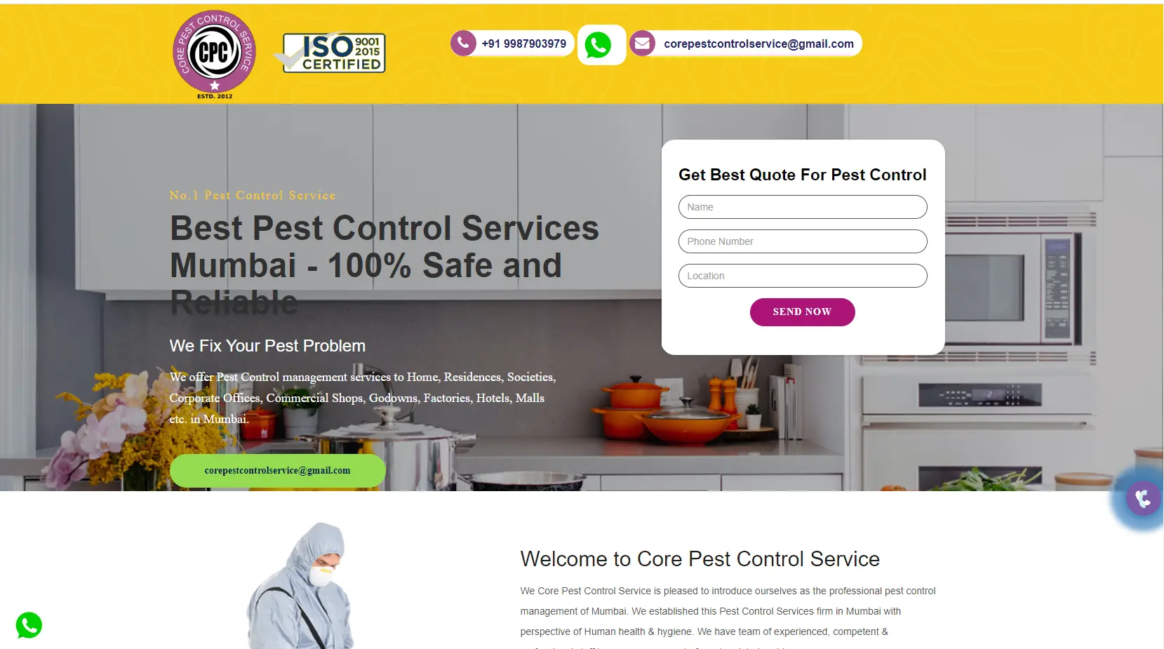Pest Control Service in Parel