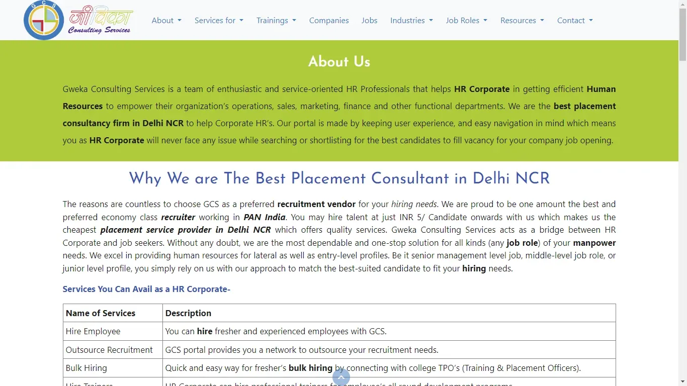 Placement Agency In India