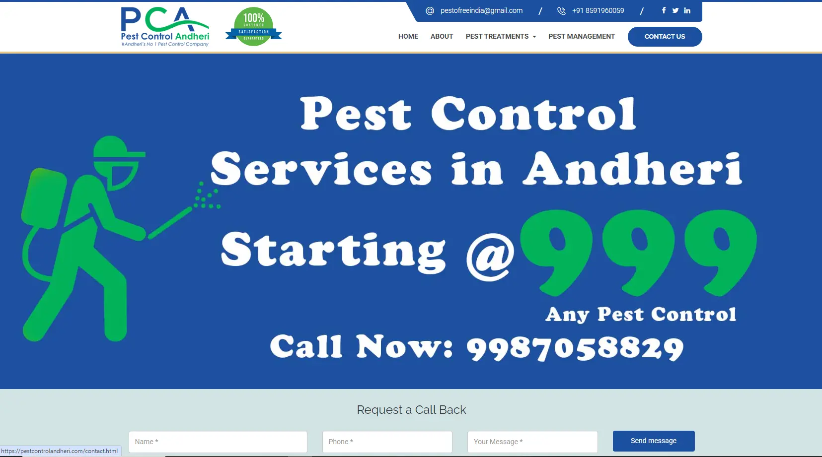 Pest Control Service in Lower Parel