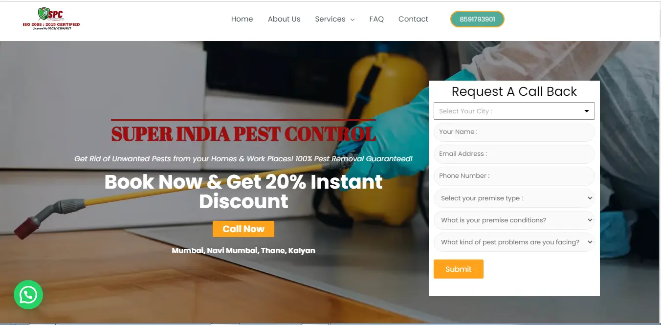 Pest Control Services in Borivali