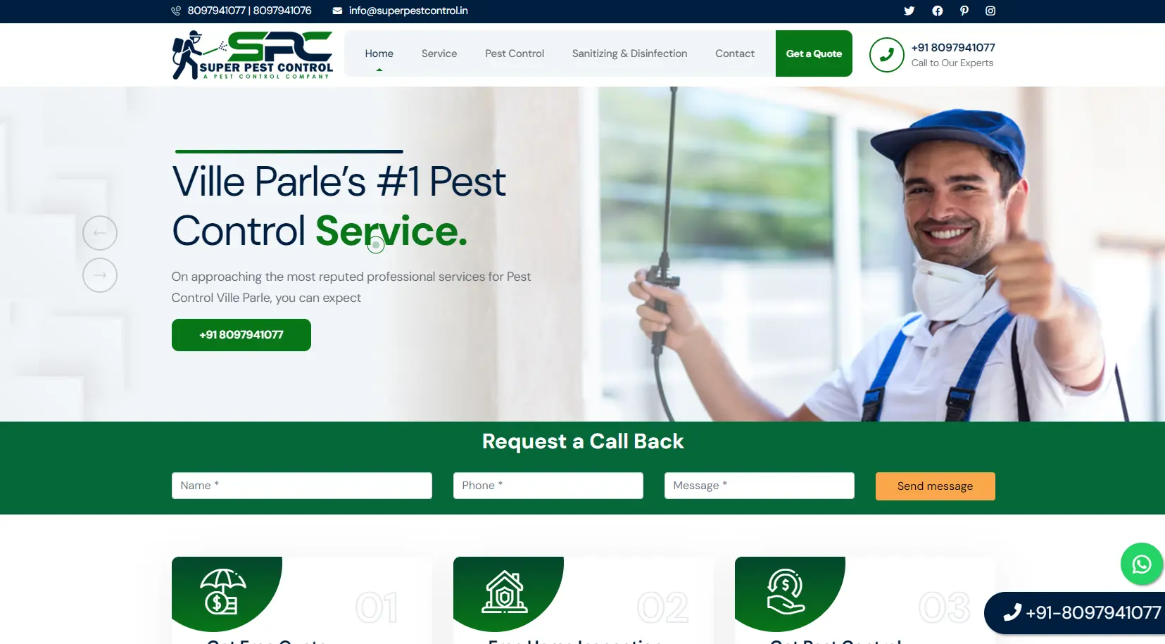 Pest Control Service in Sakinaka