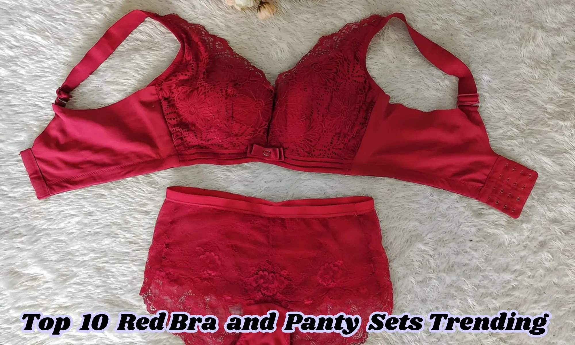Red Bra and Panty Sets in 2024