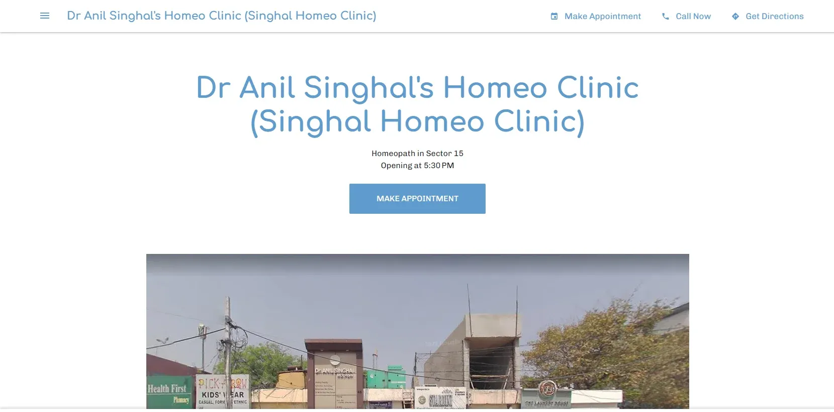 Singhal Homeo Clinic, Gurgaon