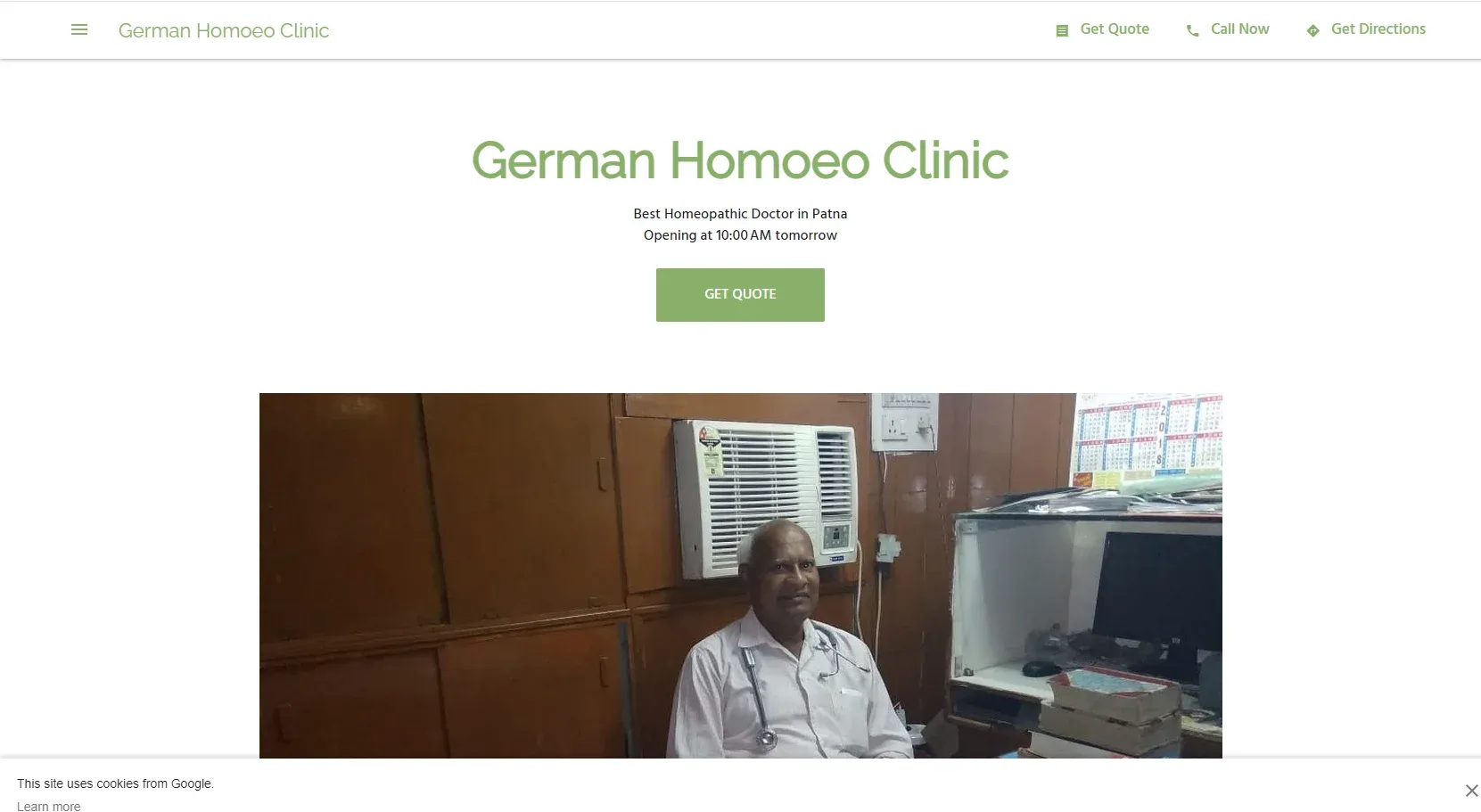 German Homoeo Clinic, Bihar