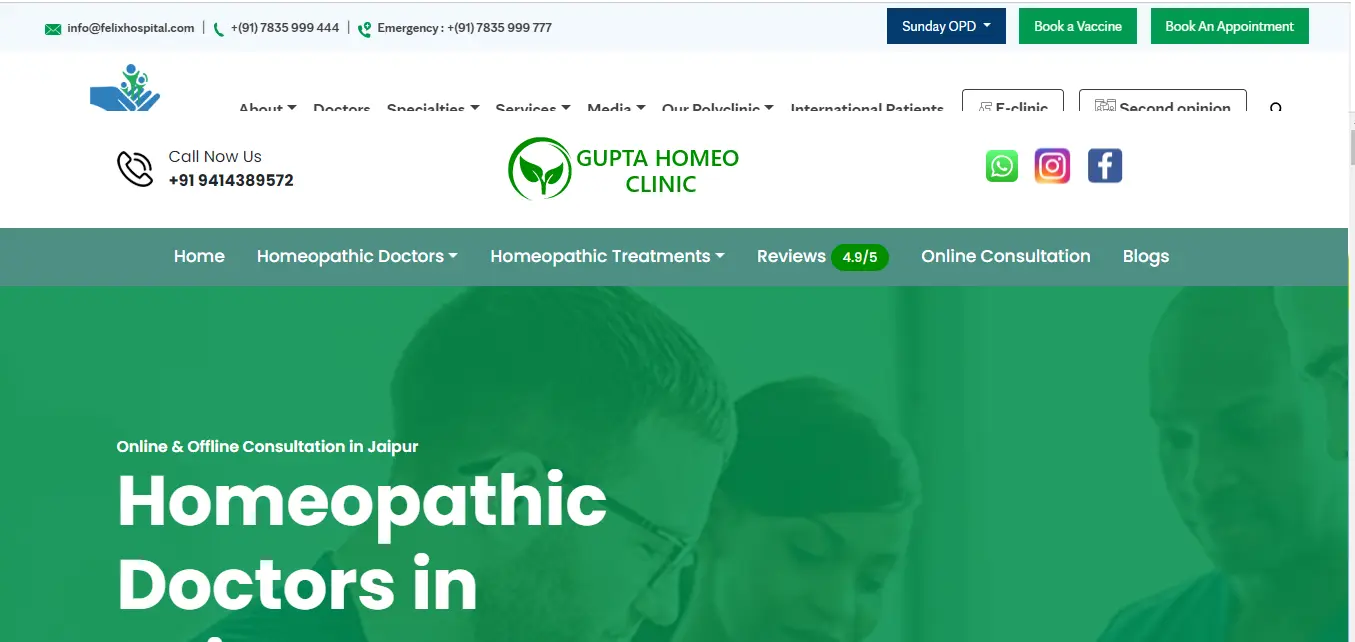 Best Homeopathy Doctors In Jaipur for your next doctor visit.