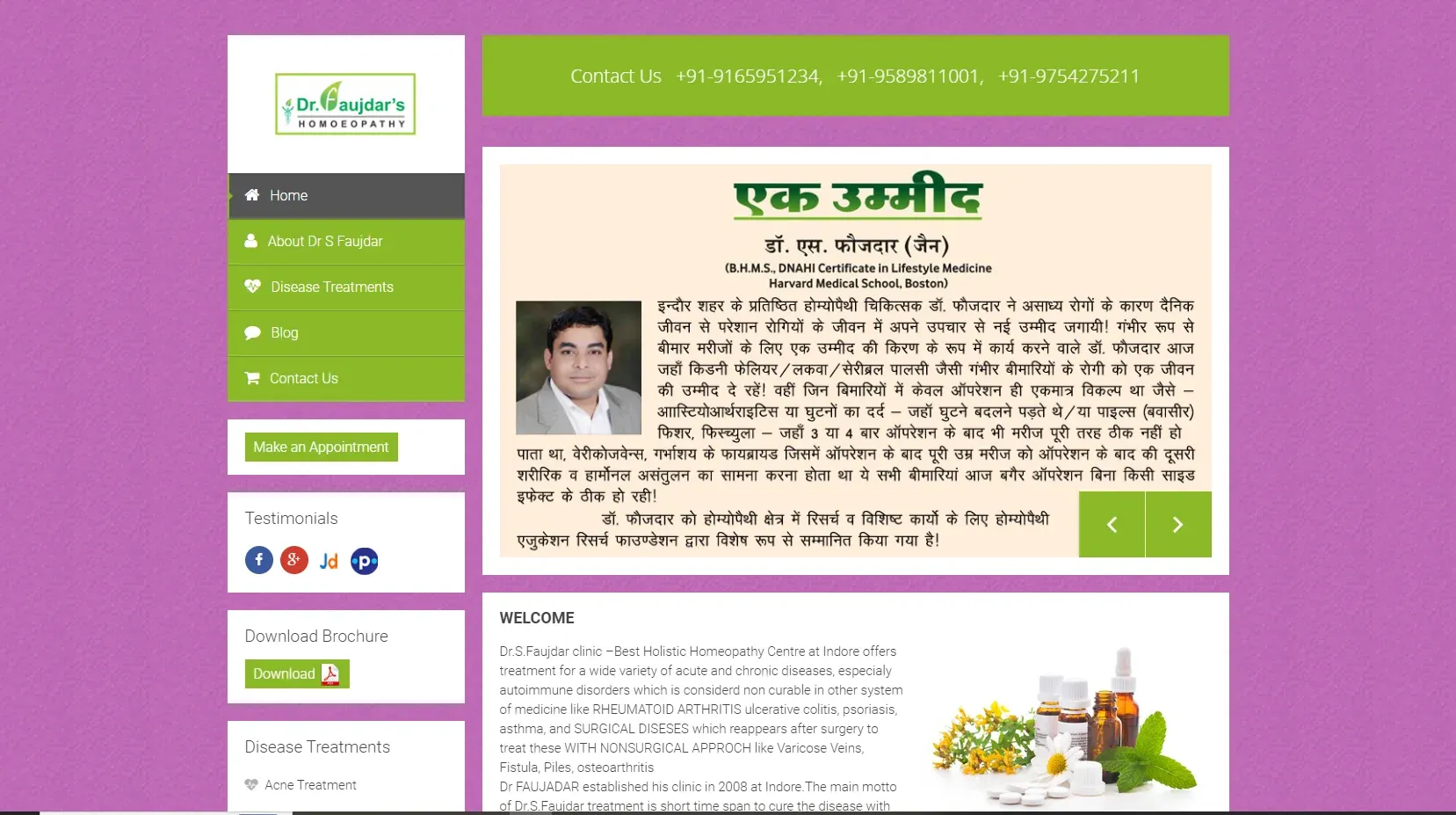 Dr. Faujdar Homeopathy, Indore