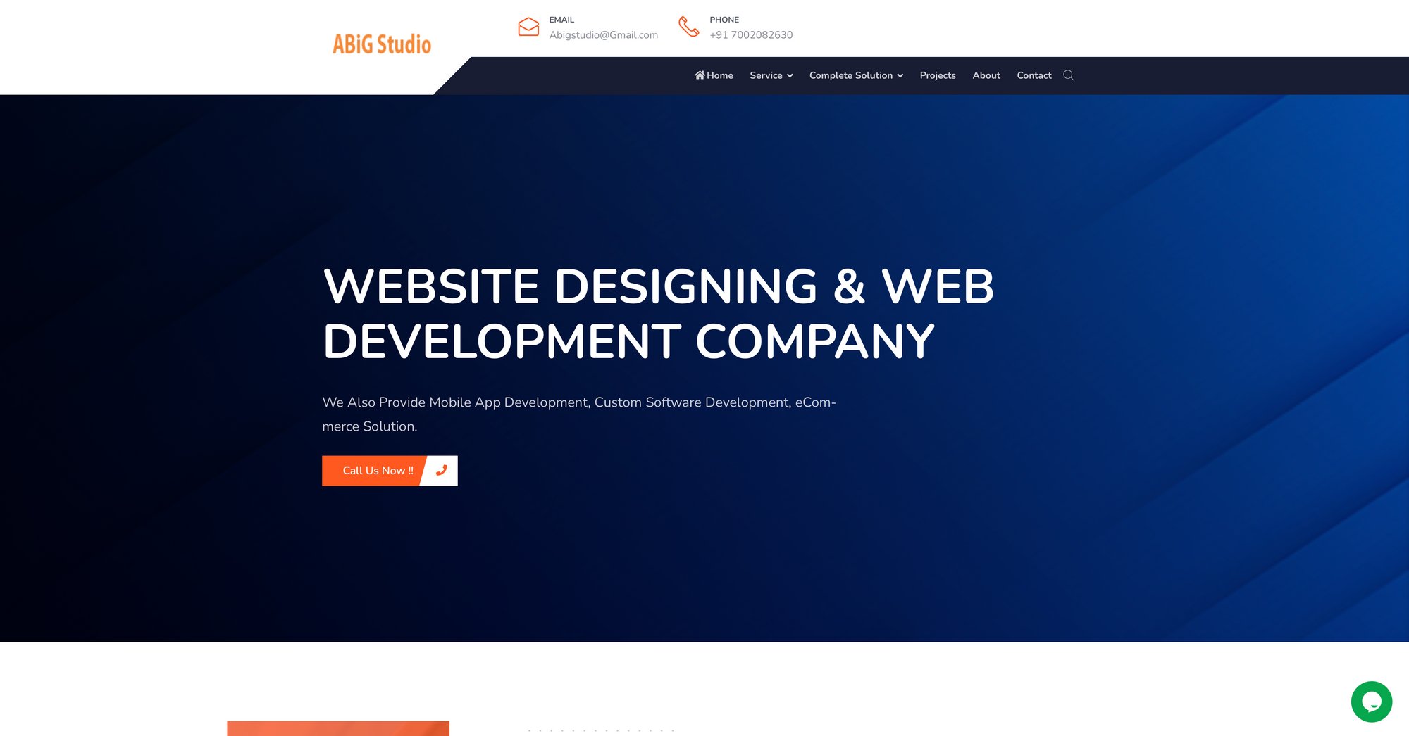 ABiG Studio Website Development Company In Assam
