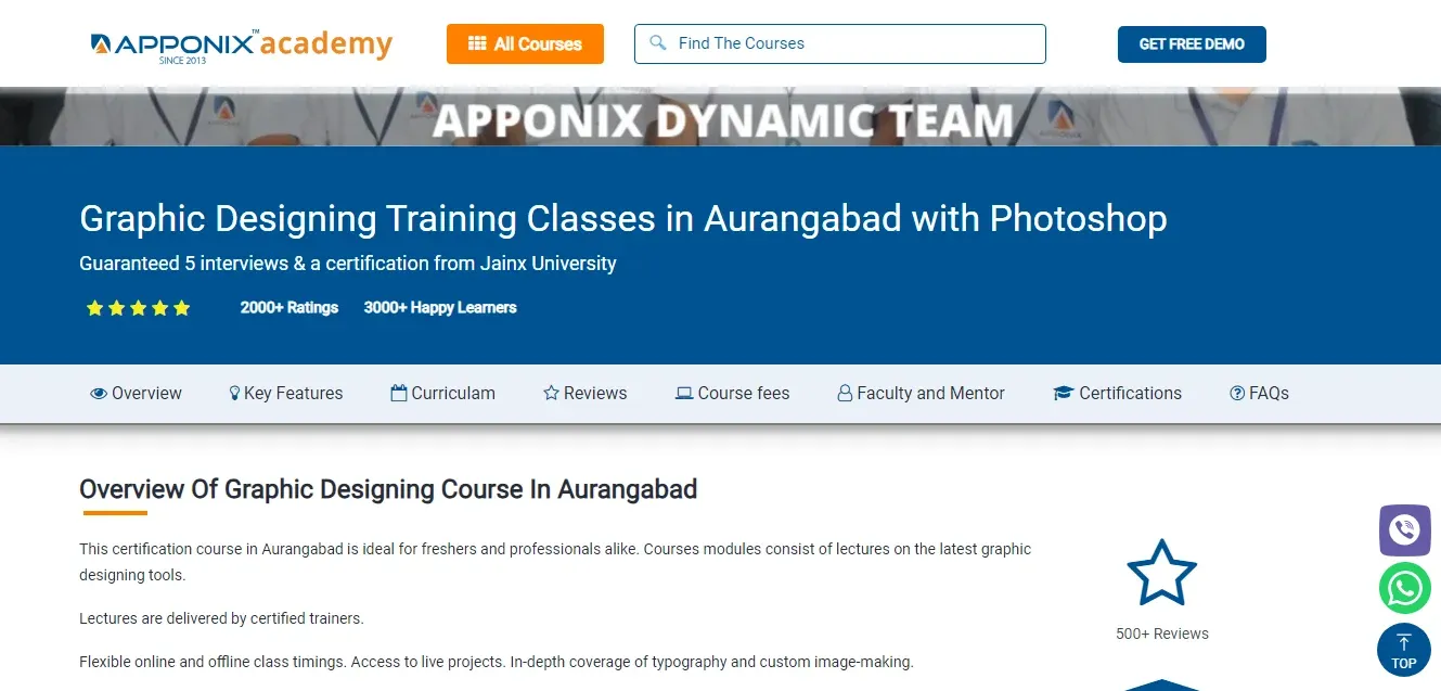  Apponix Academy  Graphic Designer In Aurangabad