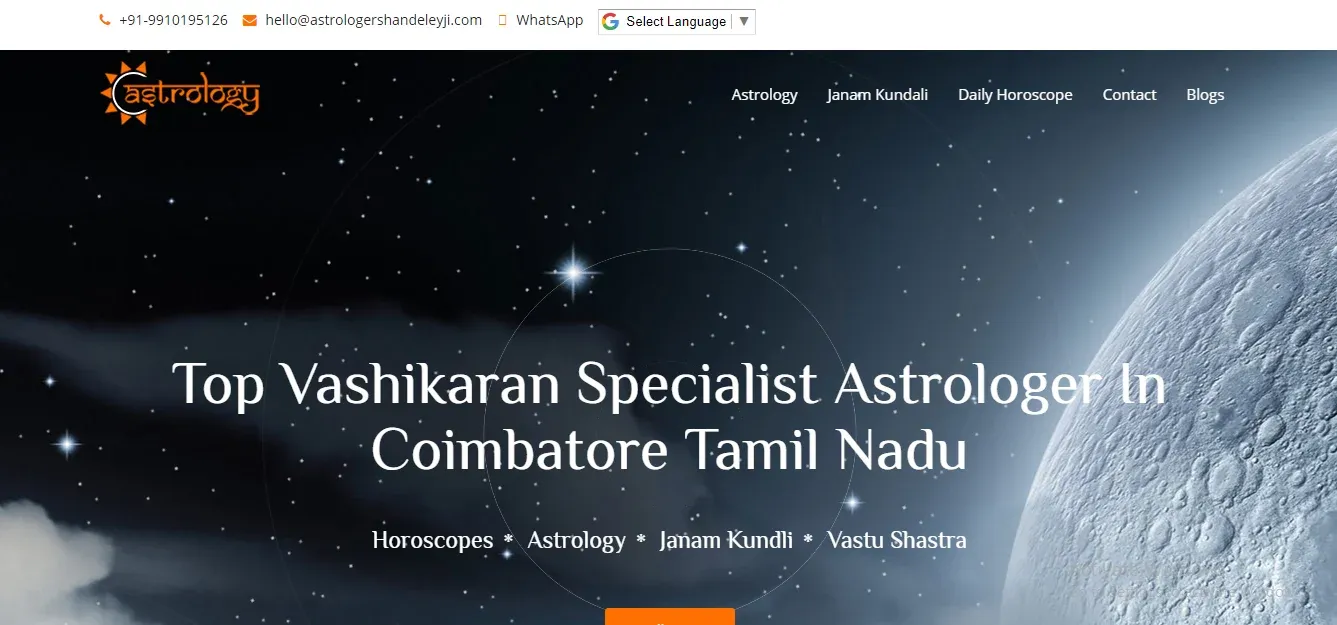 Astrology  Famous Astrologer In Coimbatore