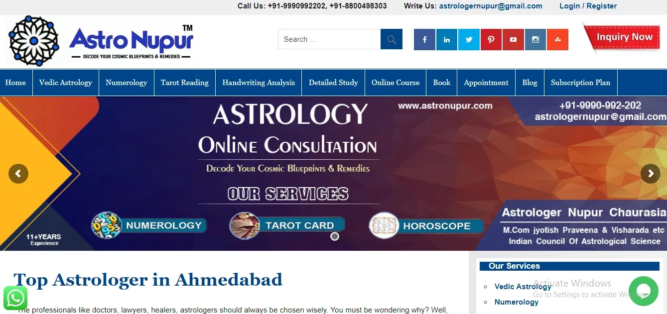  Astro Nupur Famous Astrologer In Ahmedabad