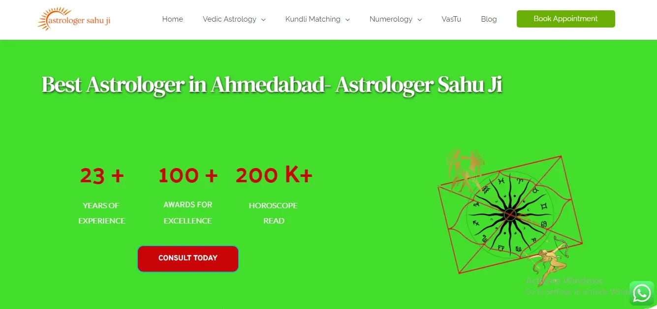  Astrologer Sahu Ji Famous Astrologer In Ahmedabad