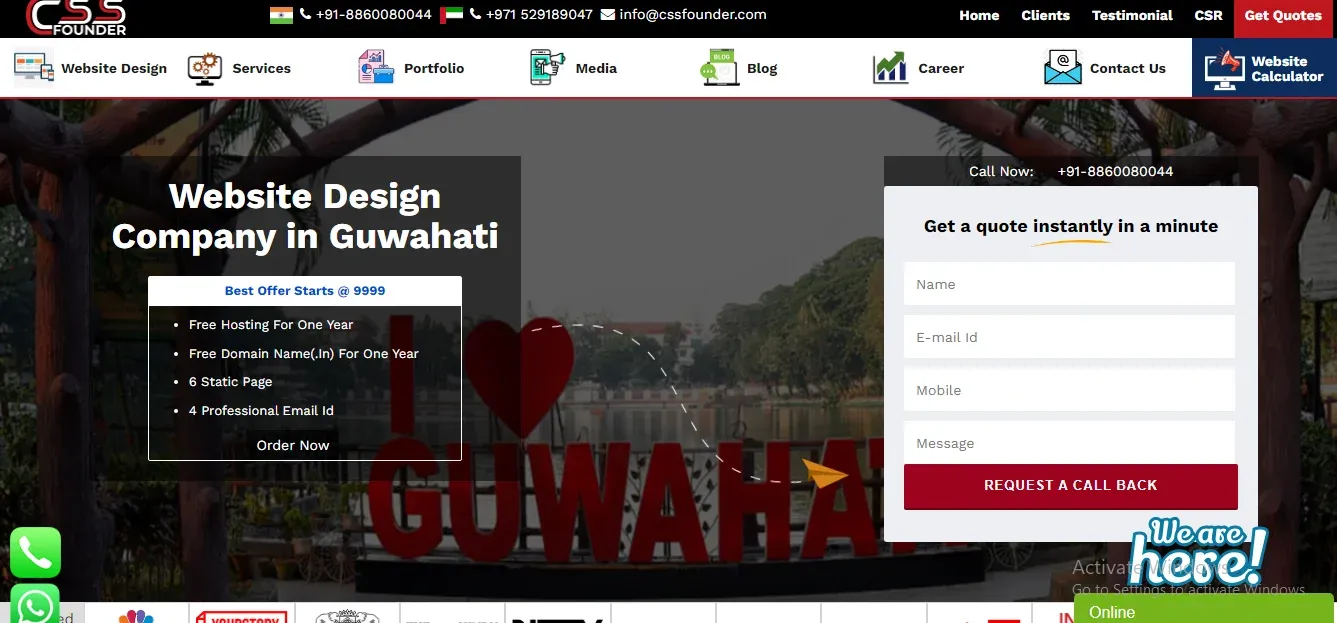   Css Founder Website Development Company In Guwahati