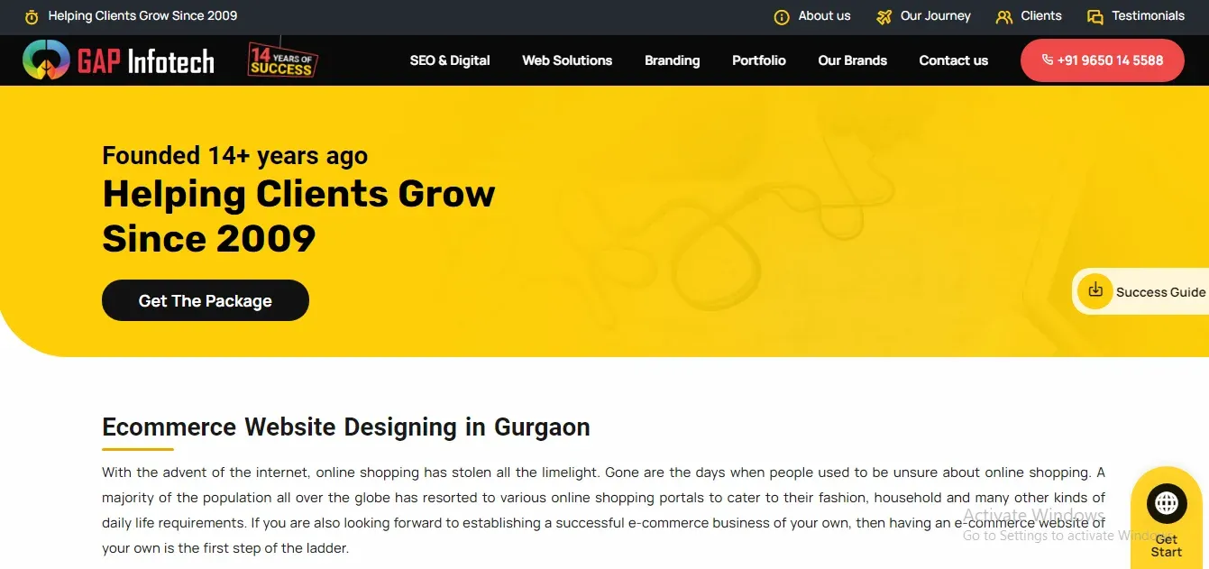  Gap Infotech  Website Development Company In Gurgaon