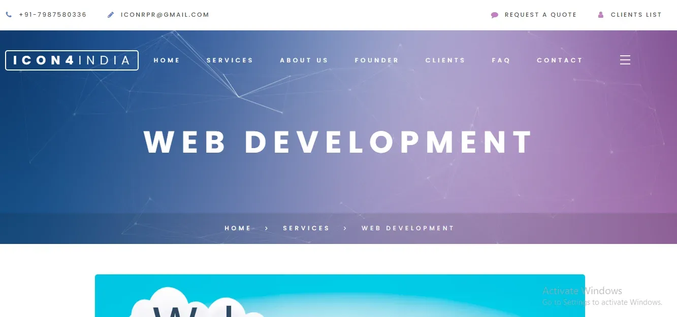  Icon4 India Website Development Company in Raipur