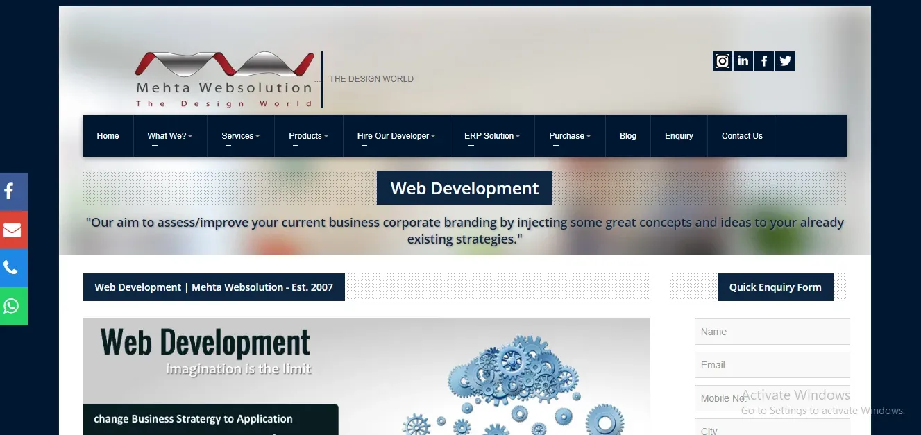  Mehta Websolution Website Development Company In Jamnagar