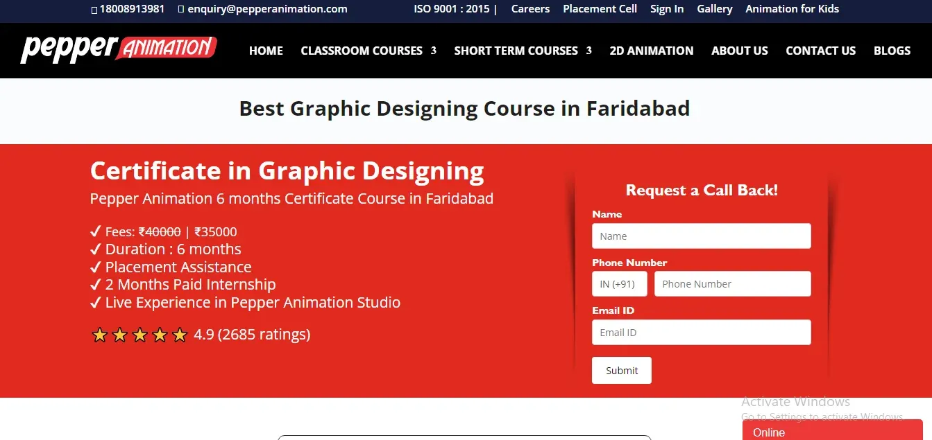  Papper Animation Graphic Designer In Faridabad