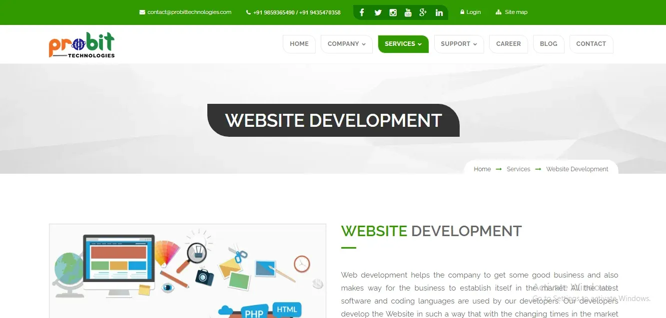  Probit  Website Development Company In Guwahati