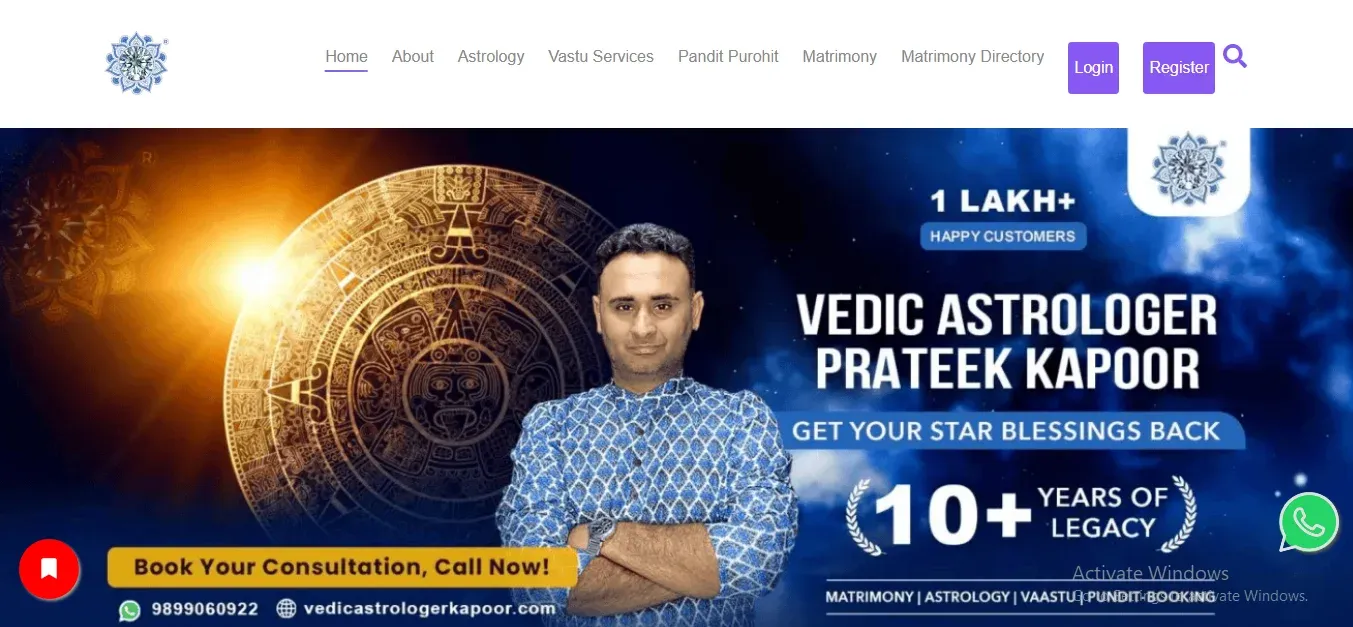  Vedic Astrologer Kapoor Famous Astrologer In Coimbatore
