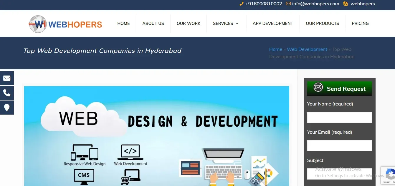  Web Hopers  Website Development Company In Hyderabad