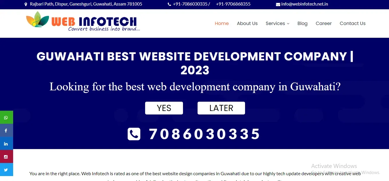   Web Infotech Website Development Company In Guwahati