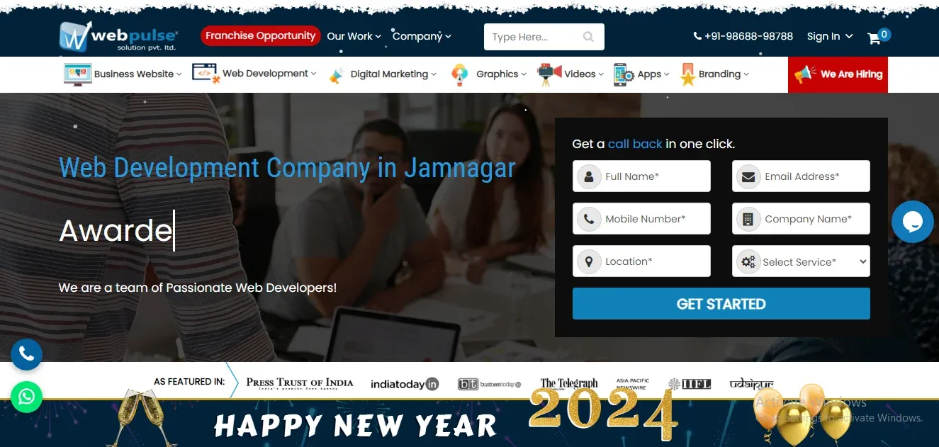  Web Pulse India Website Development Company In Jamnagar