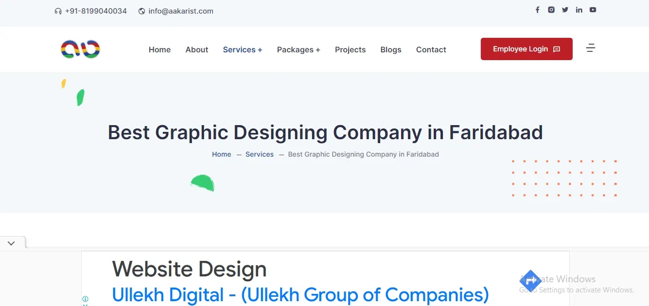  Aakarist Graphic Designer In Faridabad