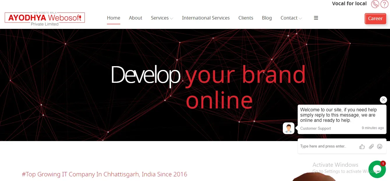 Website Development Company In Chhattisgarh