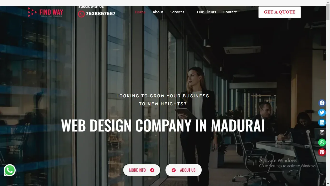Findwaydigital Website Development Company In Madurai