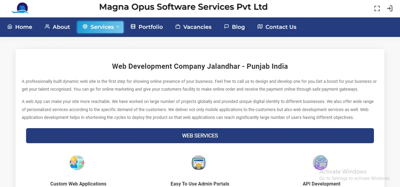  Magnum Opus Software Website Development Company In Punjab