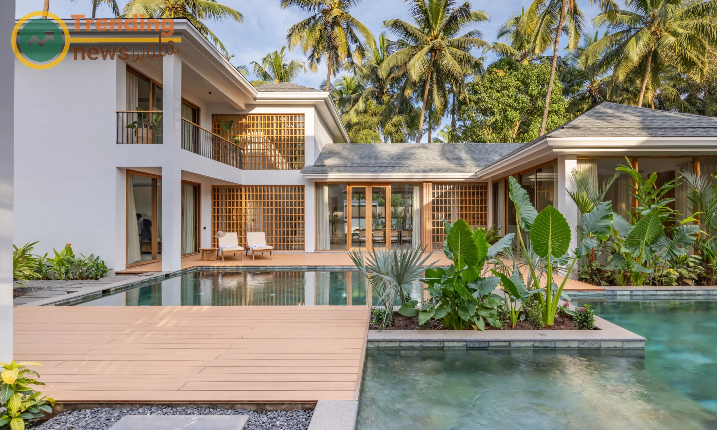 Some luxury villas in Goa provide exclusive access to pristine beaches