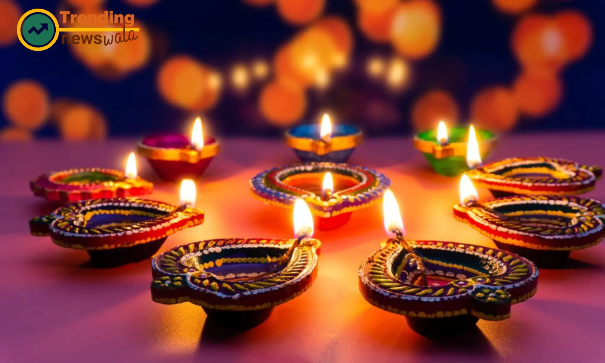 Diwali Celebration Diya in Deepawali