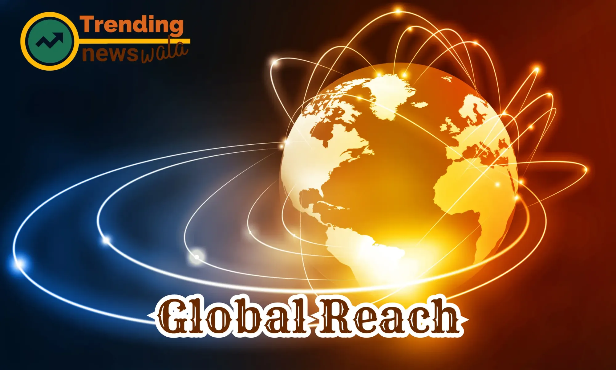 Global reach in the context of business and marketing refers