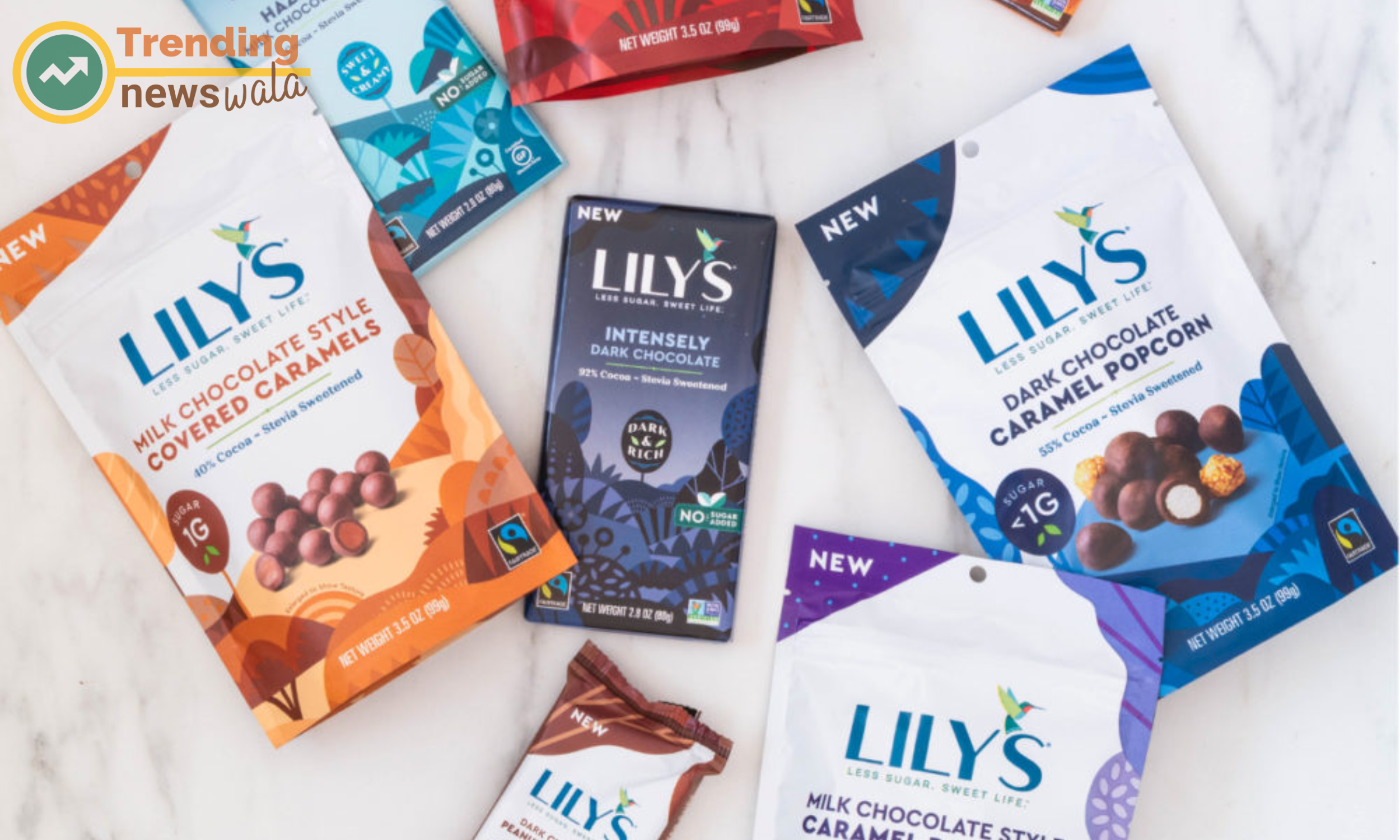 Lily's Sweets , Healthy Sugar Free Chocolate Bars