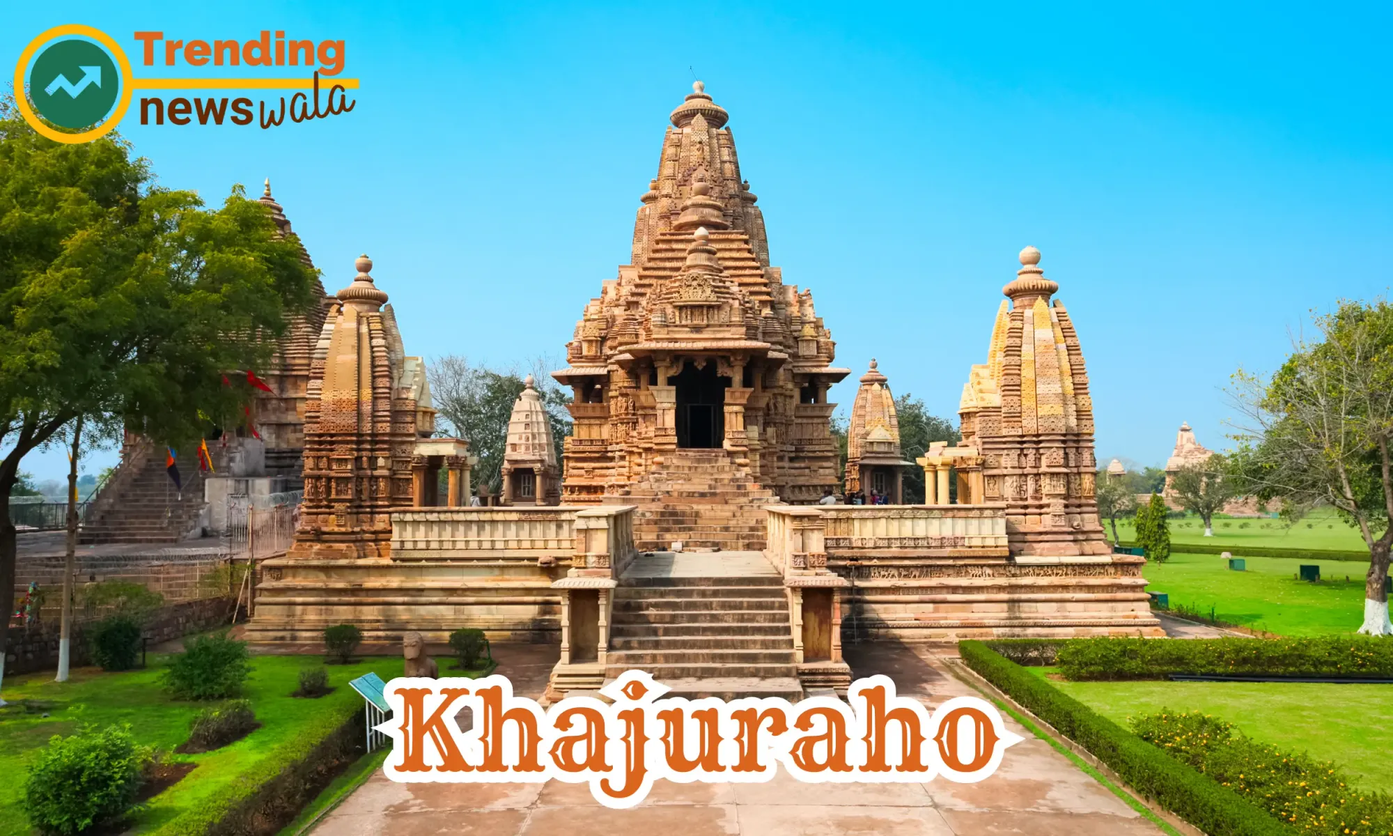 Khajuraho, located in the Chhatarpur district of Madhya Pradesh, India