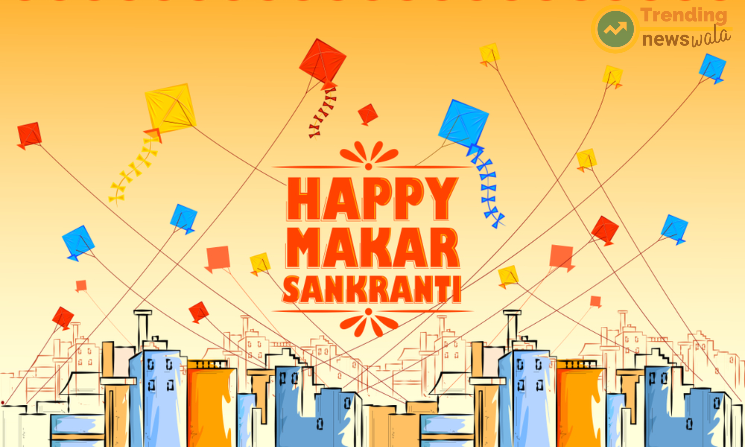 One of the most iconic aspects of Makar Sankranti is kite flying