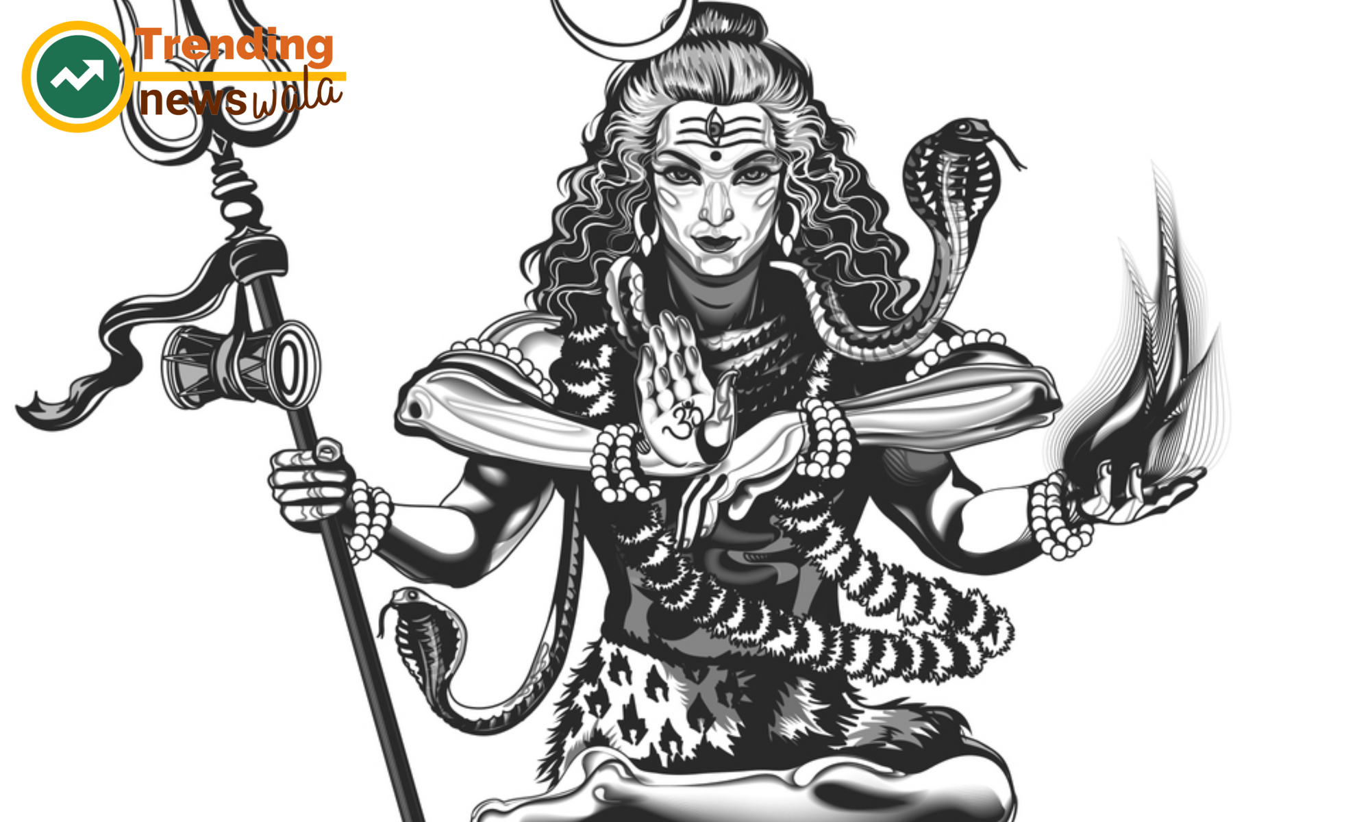 The iconic representation of Shiva