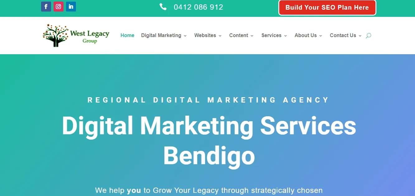 Digital Marketing Company in Bendigo, West Legacy Group