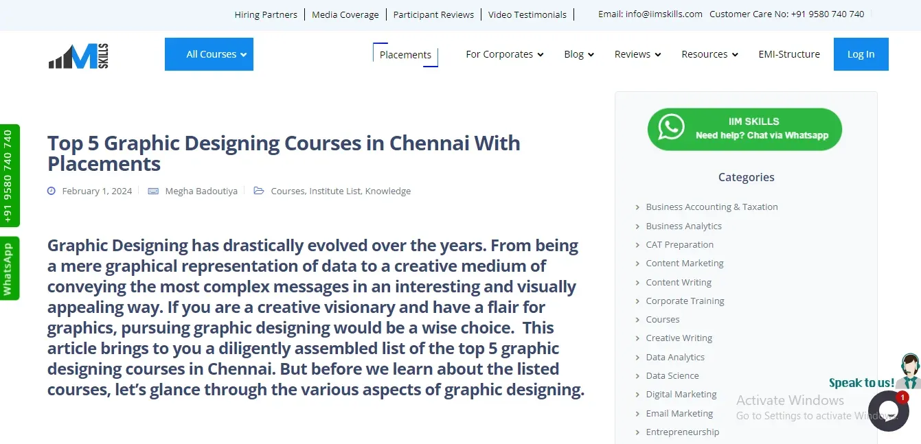Graphic Designer In Chennai