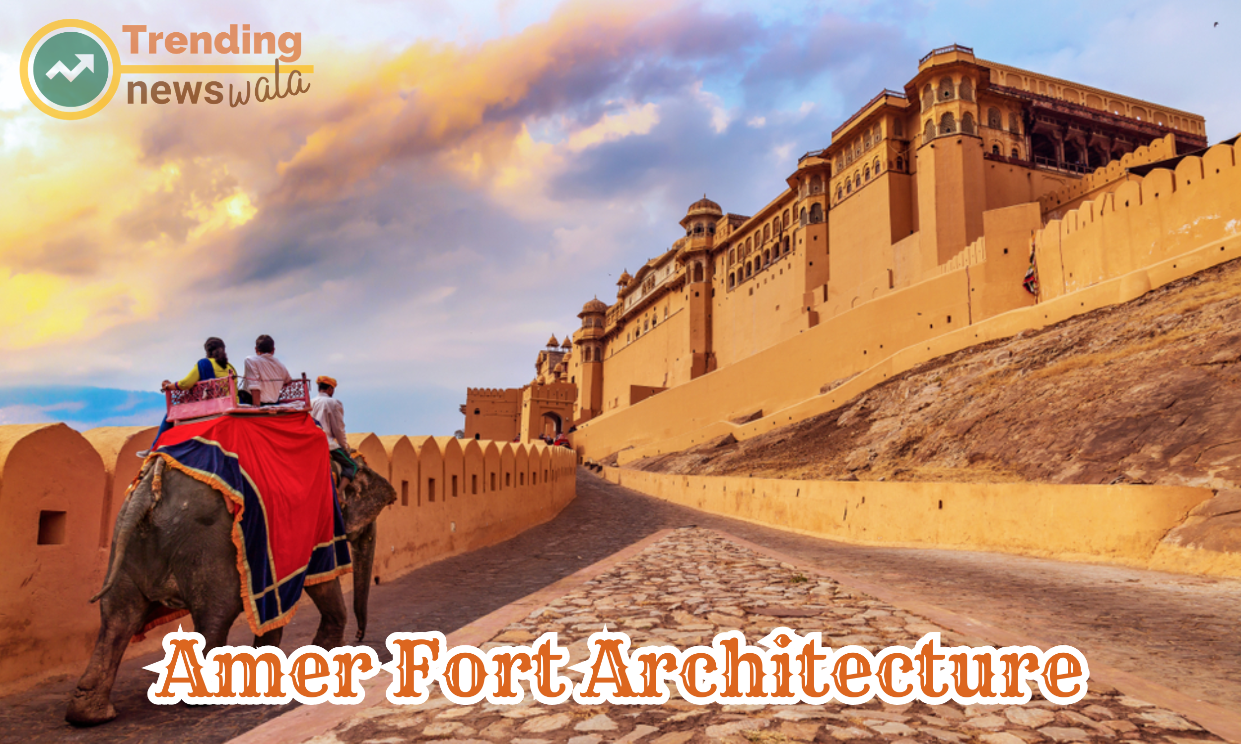 Amer Fort, also known as Amber Fort, is a majestic fortress located on a hill in Amer