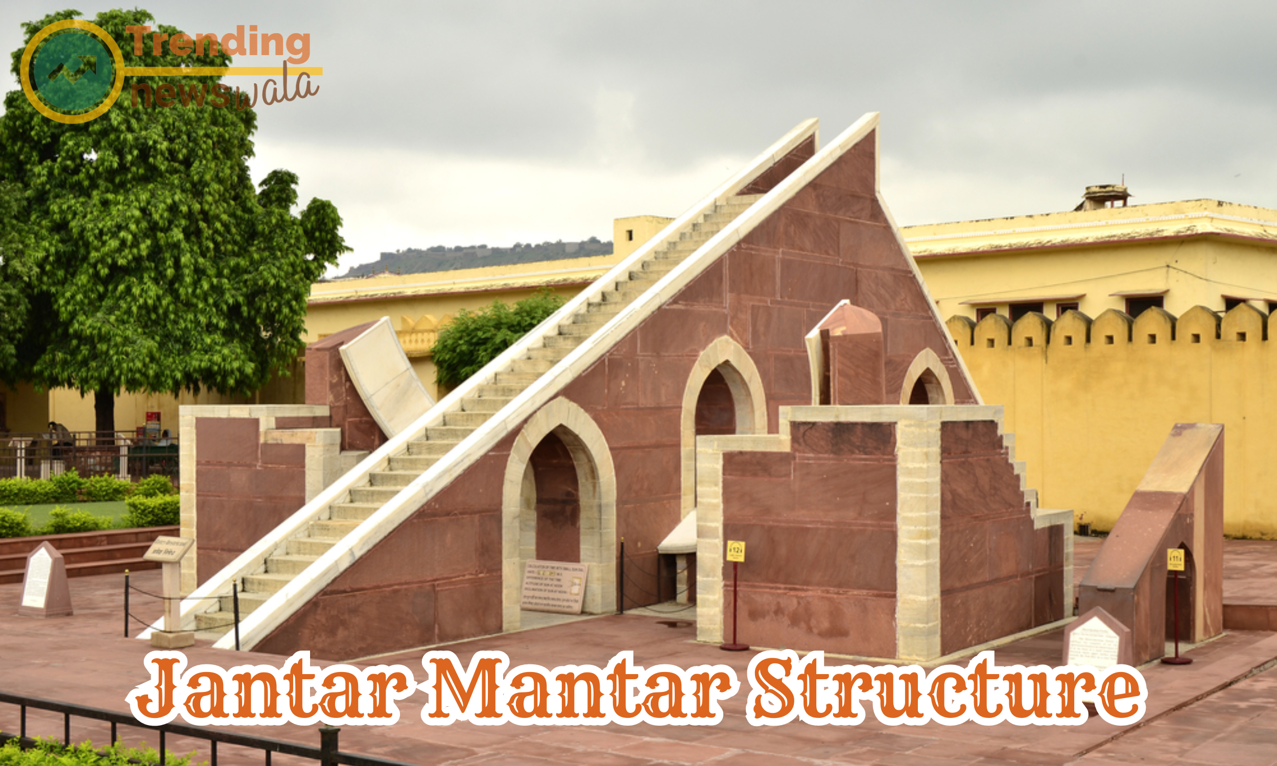 The Jantar Mantar in Jaipur is a fascinating astronomical observatory