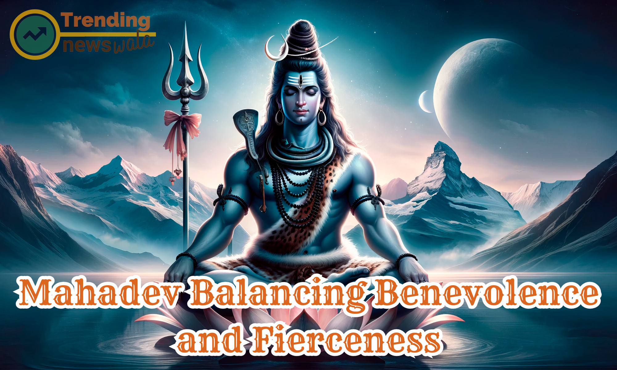 Mahadev involves a harmonious balance between benevolence and fierceness