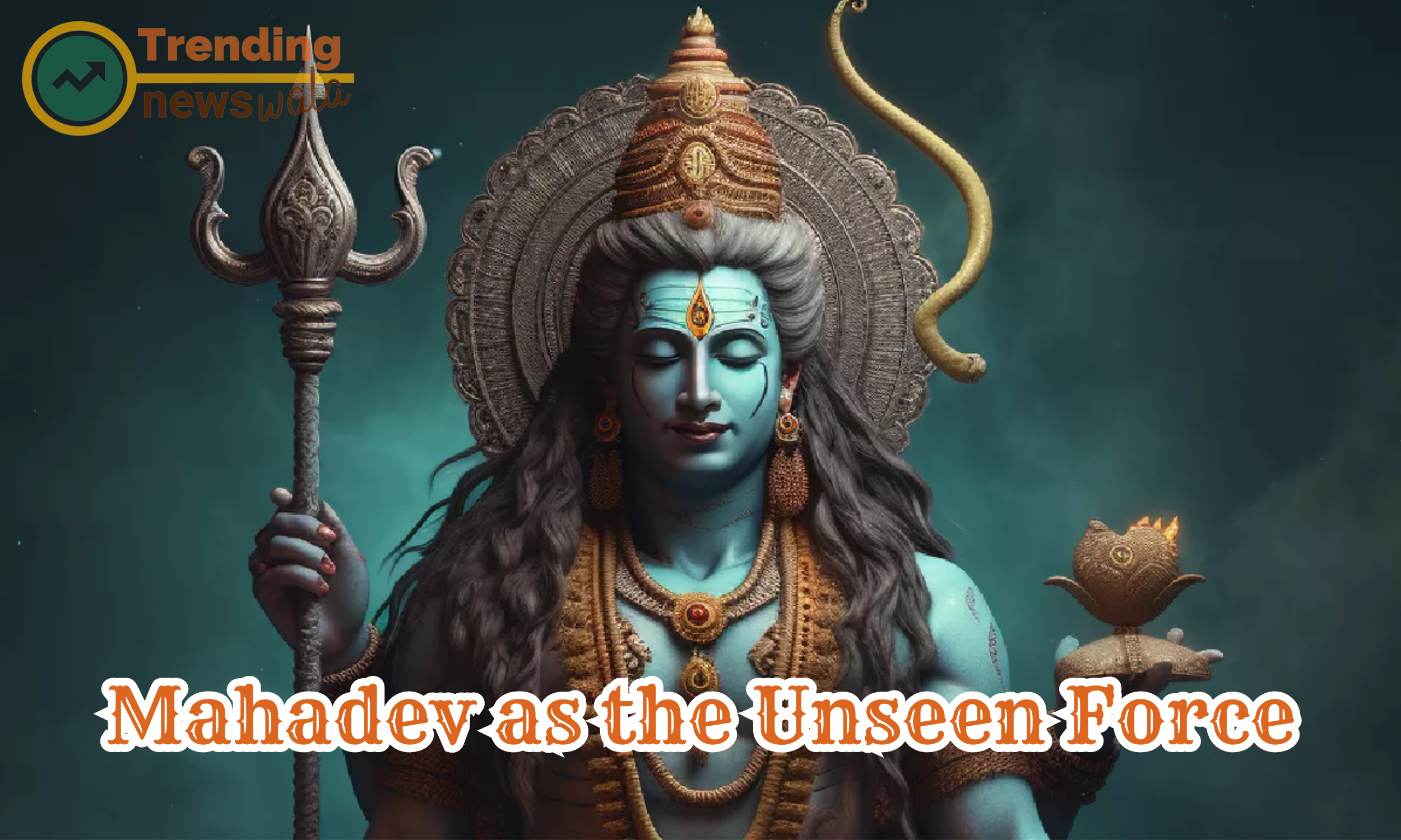 The concept of Lord Shiva as the unseen force delves into the transcendental