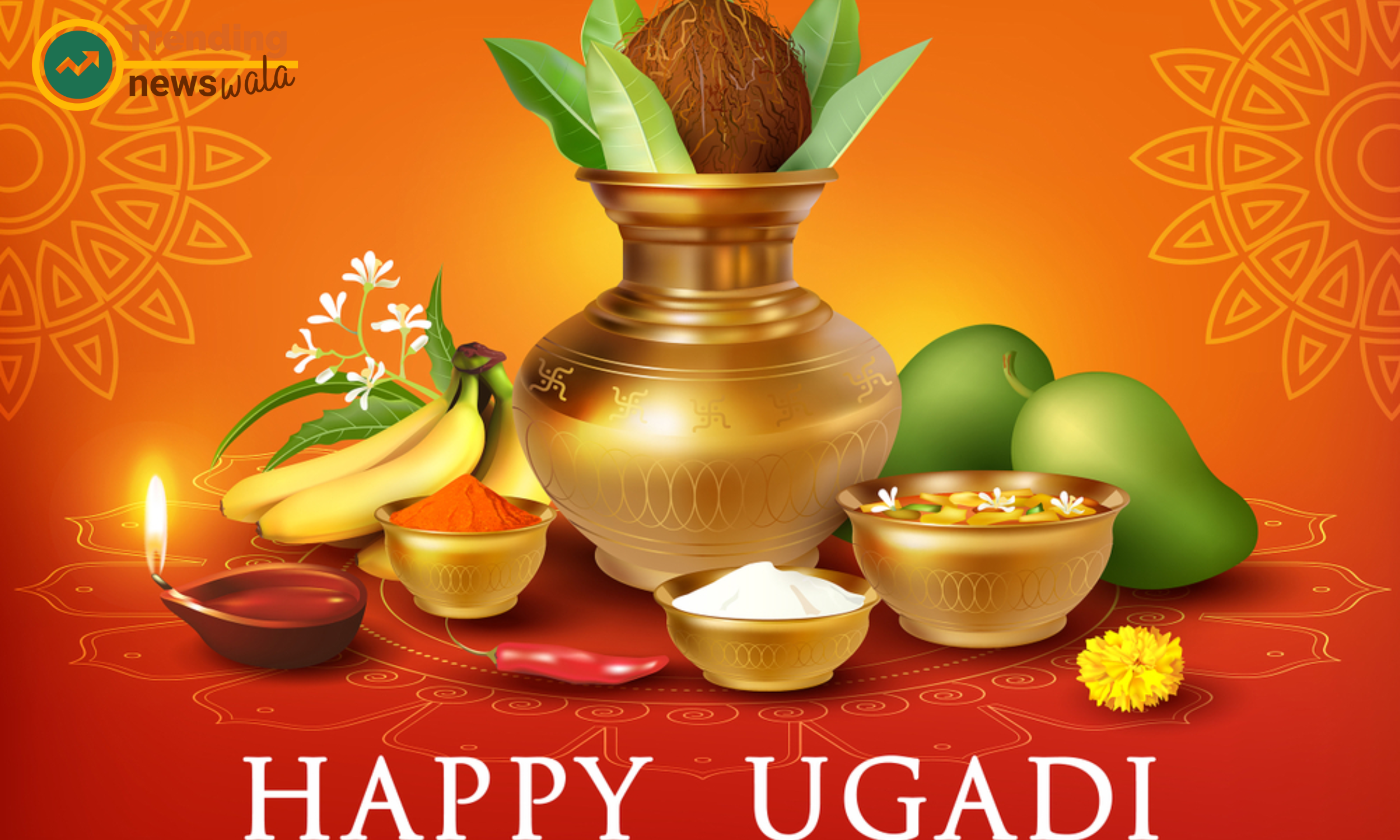 Exchanging gifts is a common practice during Ugadi the Telugu New Year