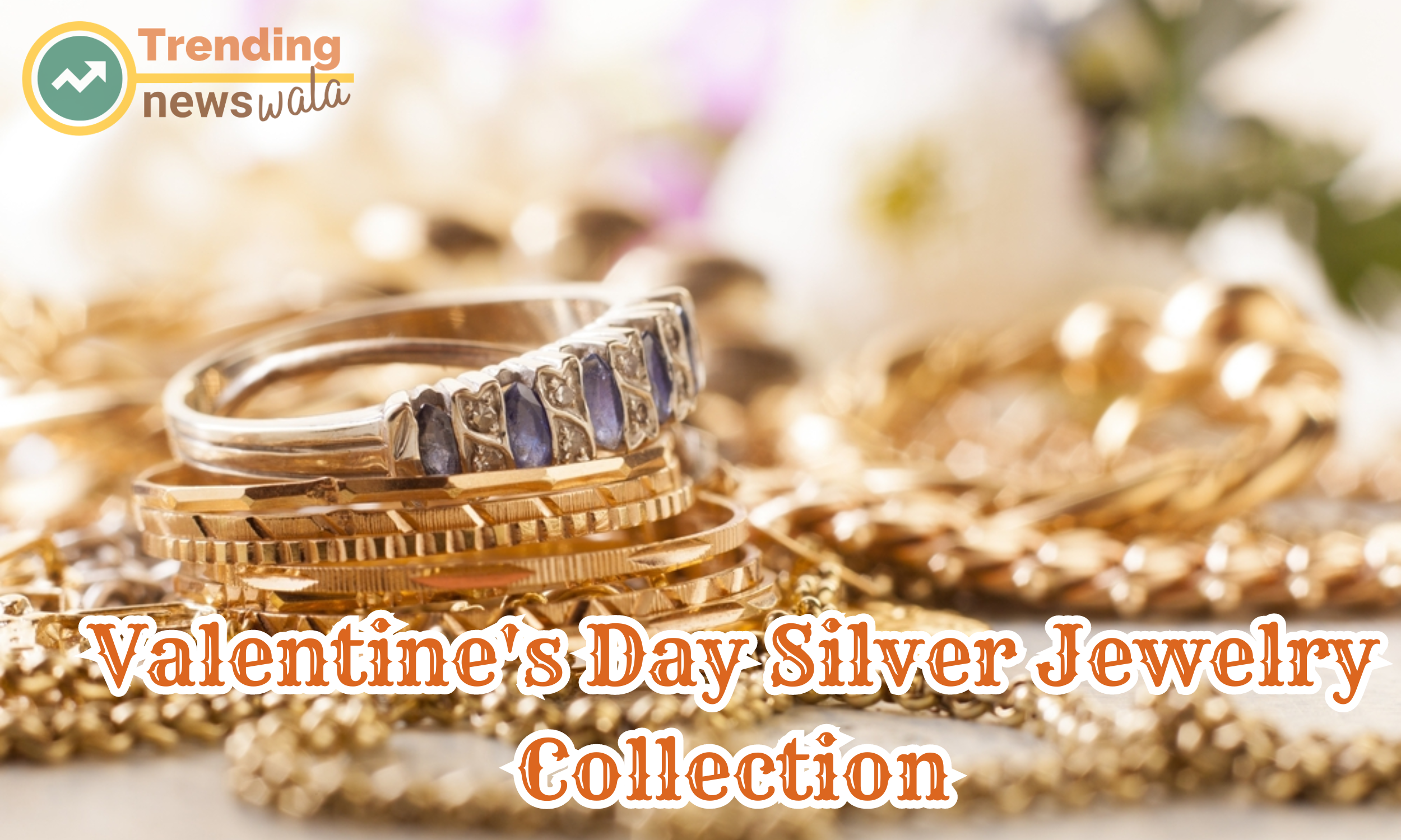 A Valentine's Day silver jewelry collection is curated with the romantic